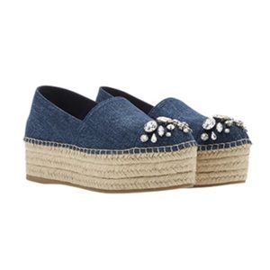 Denim Espadrilles Slippers!